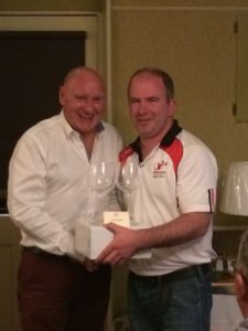 Nixy's beams his way to the Past Captain's prize leaving quality golfers in his wake.