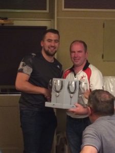 Alan O'Mara claims his first society prize on a Major Day. A golfer to watch.