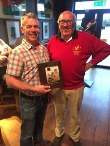 This is brother Stephen accepting Brian's prize.